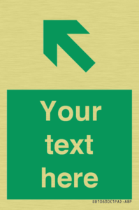 Custom Safe condition: Green Up left arrow